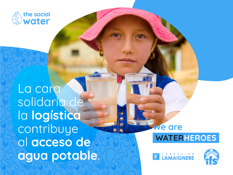 logistica contribuir al agua potable